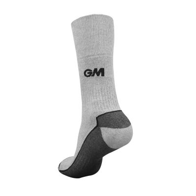 GM1 Cricket Socks Crew Size (Grey/Black)